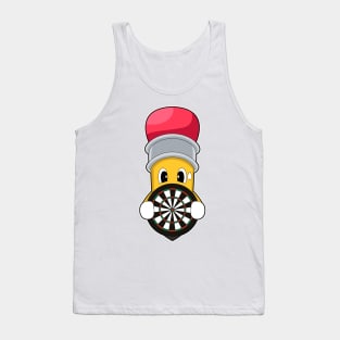 Pencil Darts Dartboard Tank Top